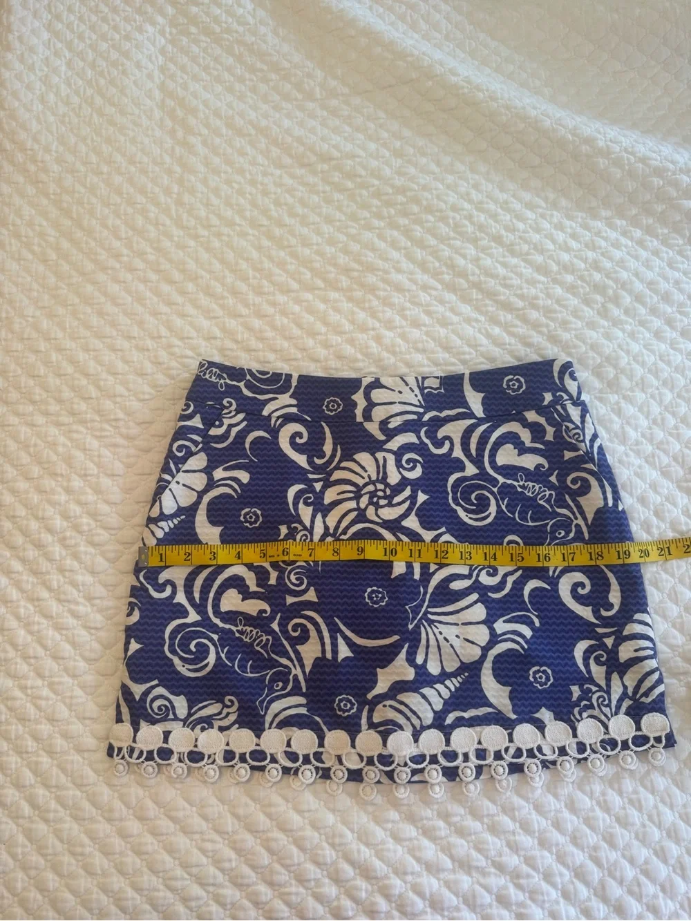 Lilly Pulitzer Blue and White  skort
